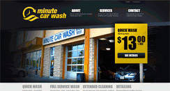 Desktop Screenshot of minute-carwash.com